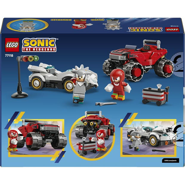 TBC - LEGO - Sonic the Hedgehog Silver’s Car vs. Knuckles’ Monster Truck 77118