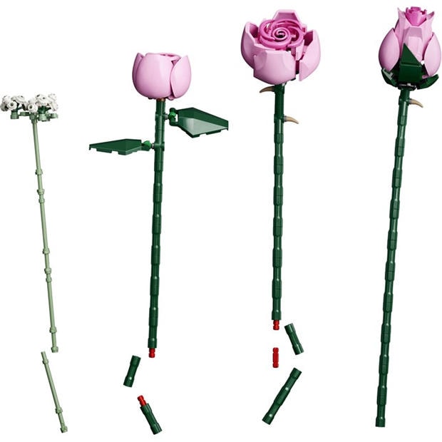 LEGO Botanicals Bouquet of Pink Roses Faux Flowers Set 10374