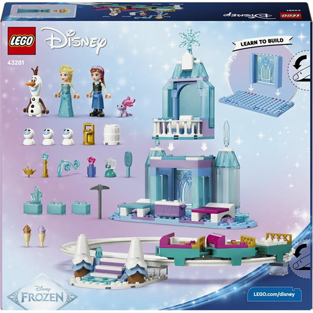 LEGO Disney Frozen Elsa's Ice Castle & Snow Ride Adventure 43281