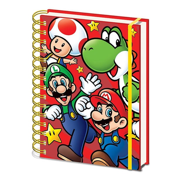Super Mario - Character - Kids' A5 Notebook