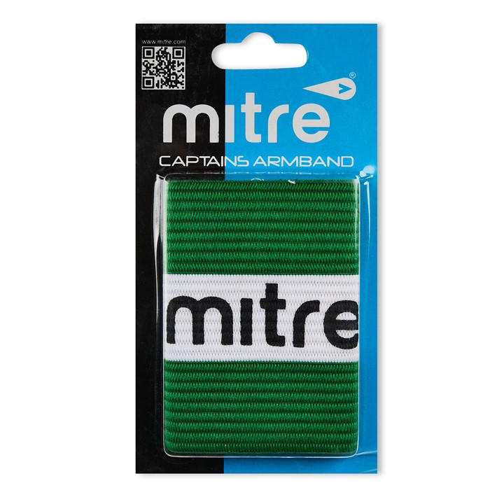 Mitre  Green  Captain's Armband in Size L, Sports Direct