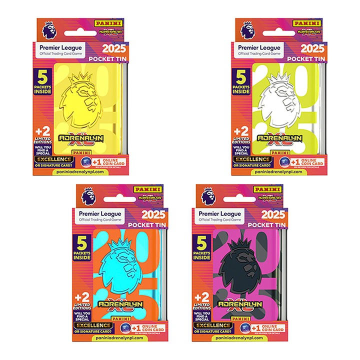 Premier League    Premier L 2024/25 Adrenalyn Xl Pocket Tin, Football by Panini, Sports Direct