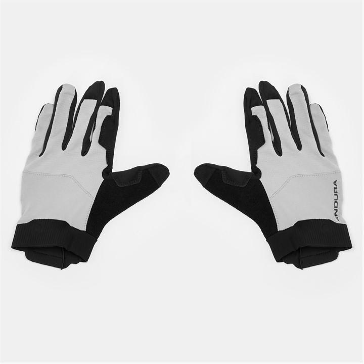 Endura Men' Grey Loop Full Finger Gloves in Size S, Sports Direct