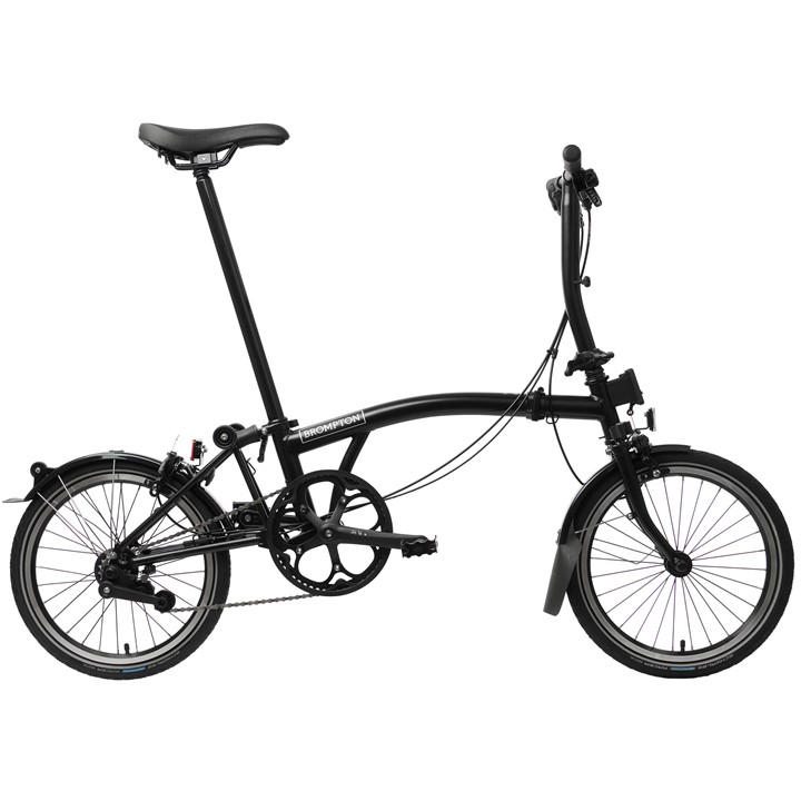 Brompton  Black C Line 2-Speed - Low Handlebar - Folding Bike, Sports Direct