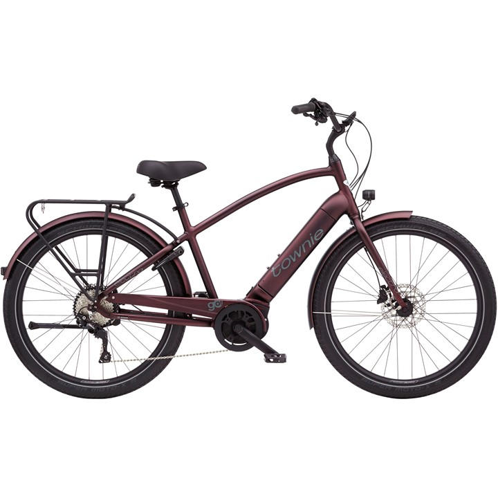 Electra  Red Townie Path Go! 10D Equipped Step Over Electric Hybrid Bike, Sports Direct