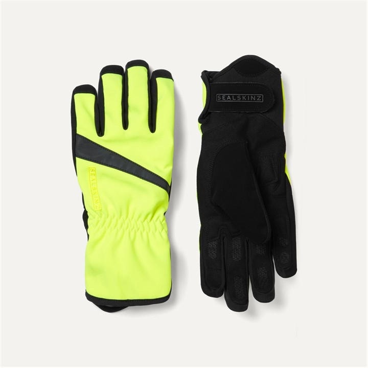 Sealskinz  Yellow Bodham Waterproof All Weather Cycling Gloves in Size XL, Sports Direct
