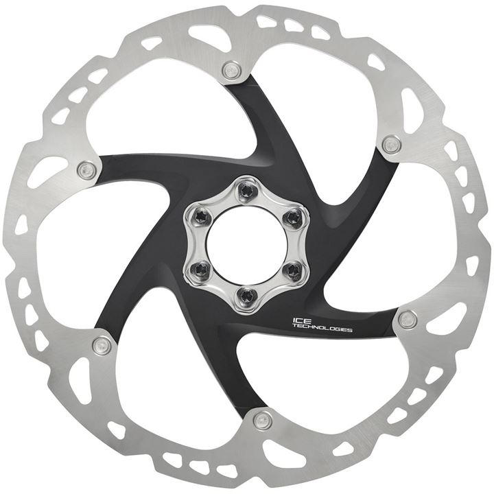 Shimano  Silver Rt86 Xt Ice-Tec 203Mm 6-Bolt Disc Rotor, Sports Direct