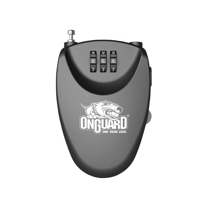 Onguard  Black Terrier Roller Combo Cable Lock, Sports Direct