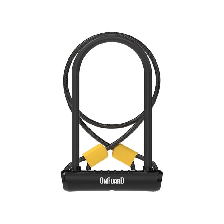 Sports Direct OnGuard Neon U-Lock + Cable - Black | Massive selection of Sports + Interest FREE credit.