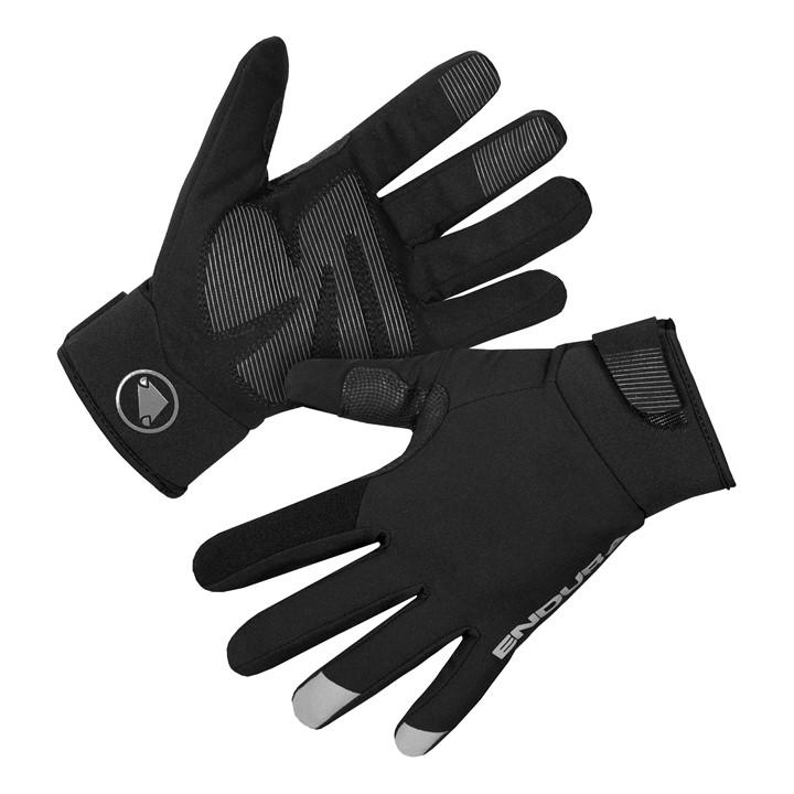 Endura  Black Strike Gloves in Size L, Sports Direct