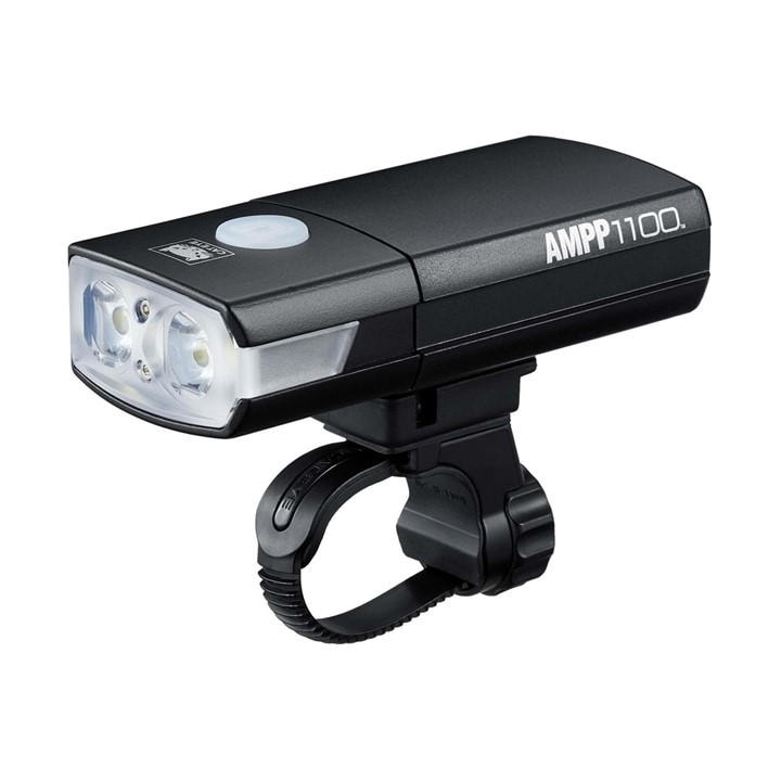 Cateye  Black Ampp 1100 Front Light, Sports Direct