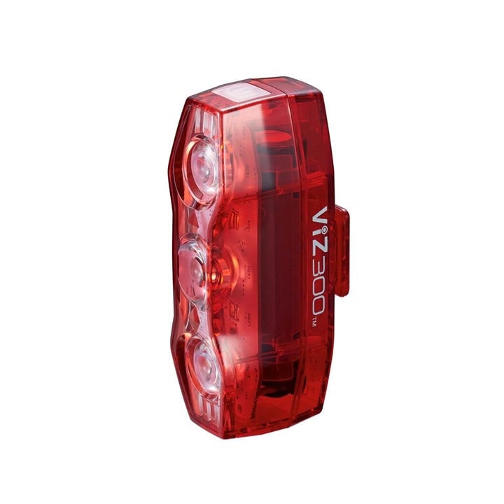 Cateye Unisex Black Viz 300 Rear Bike Light