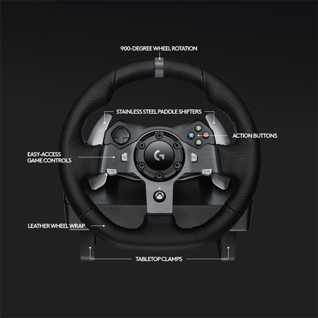 Logitech Logitech G920 Driving Force Gaming Steering Wheel - Xbox