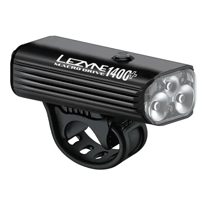 Lezyne  Black Macro Drive 1400+ Led Front Light, Sports Direct