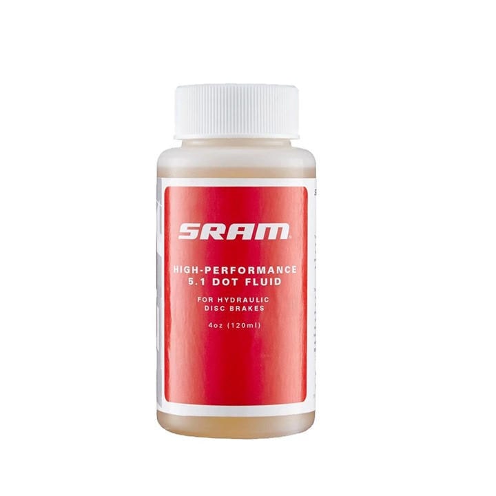Sram  White Dot 5.1 Hydraulic Brake Fluid 4Oz - 120Ml, Sports Direct
