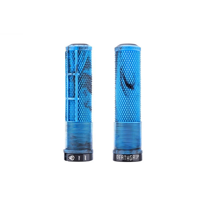Dmr Deathgrip 2 Thick Flangeless Lock-On Mtb Grip Blue - Image 5