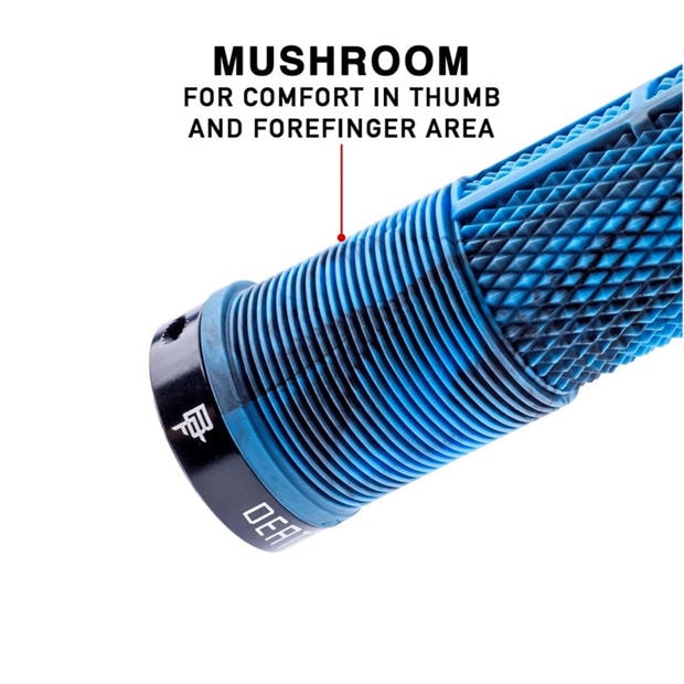 Blue Marble - DMR - DeathGrip 2 THICK Flangeless Lock-On MTB Grip