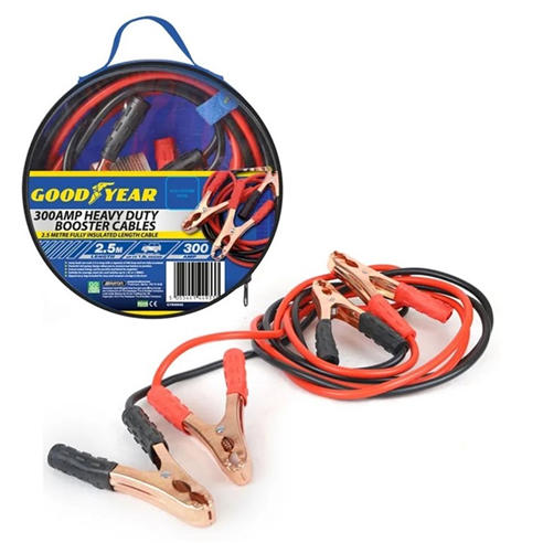 Goodyear - Goodyear 2.5M 300Amp Jump leads are both 2.5M