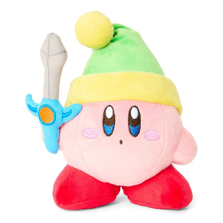 Super Mario  Kids Pink San-Ei Official Artist Kirby Plush Small, Sports Direct
