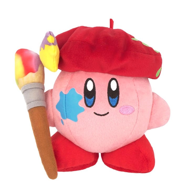 Super Mario Unisex Kids Pink San-Ei Official Kirby Plush Small