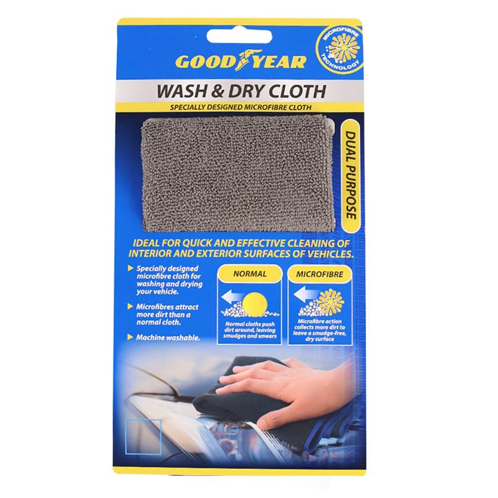 arsenal    Microfibre Wash & Dry Cloth - 40Cm X 40Cm, Football by Goodyear, Sports Direct