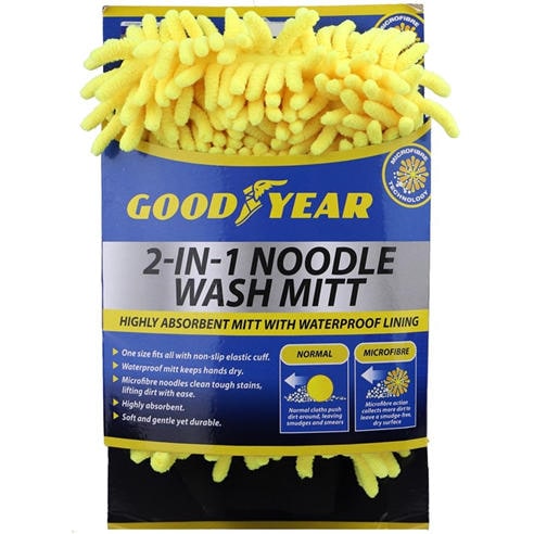 Goodyear - Goodyear 2 in 1 Noodle Wash Mitt