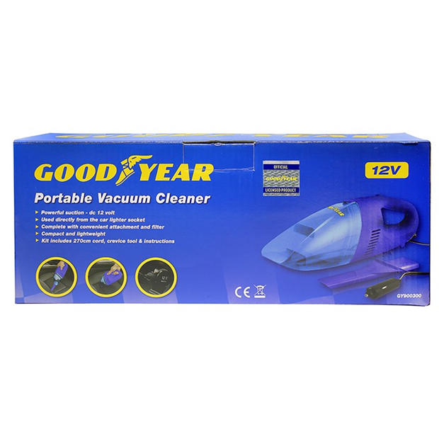 Kék - Goodyear - Car vacuum cleaner