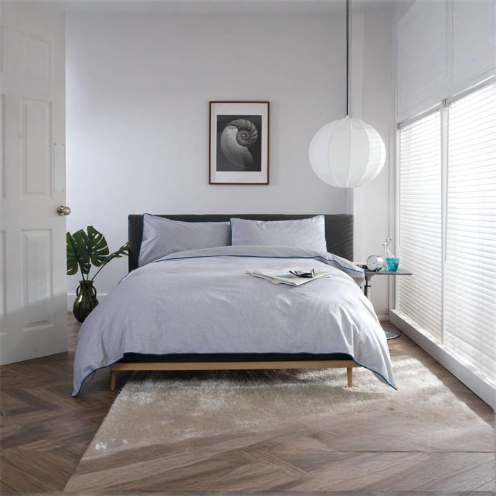 The Lyndon Company  Blue Yorkie Duvet Cover Sets in Size King, Sports Direct