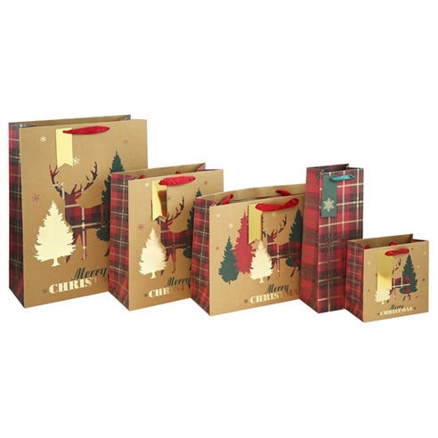 North Pole - 5 pack multisized christmas gift bags