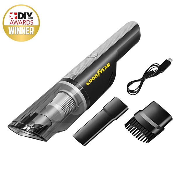 Black - Goodyear - Cordless Wet and Dry Vacuum Cleaner