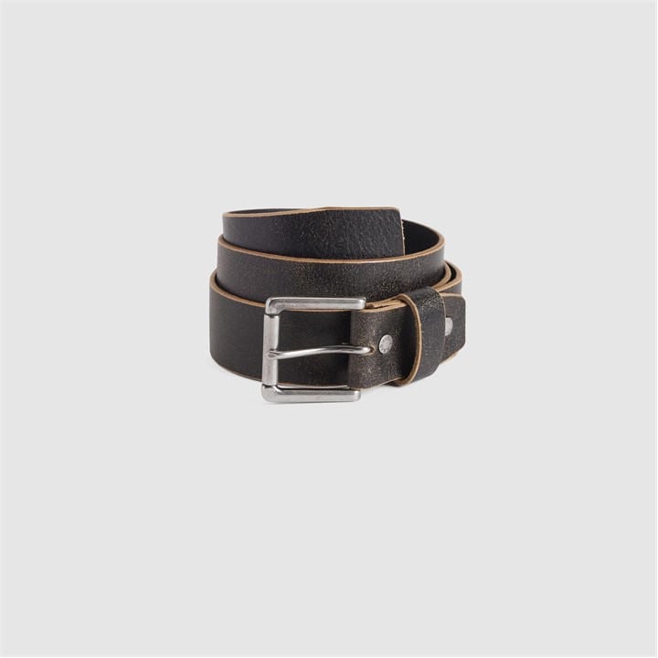 Levis Men's Black Elevated Heritage Leather Belt in Size 2XL, Sports Direct