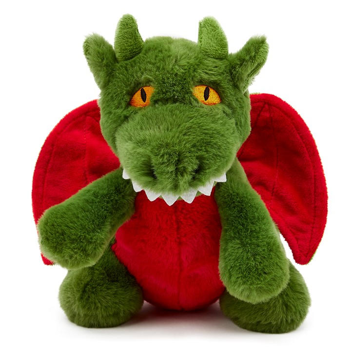 Zappi Co  Kids  Team Dragon Green Soft Toy 21 Cm Eco, Sports Direct