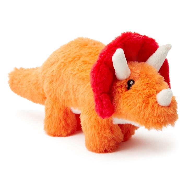 Zappi Co Unisex Kids Multi Co Triceratops Soft Toy 25 Cm Eco
