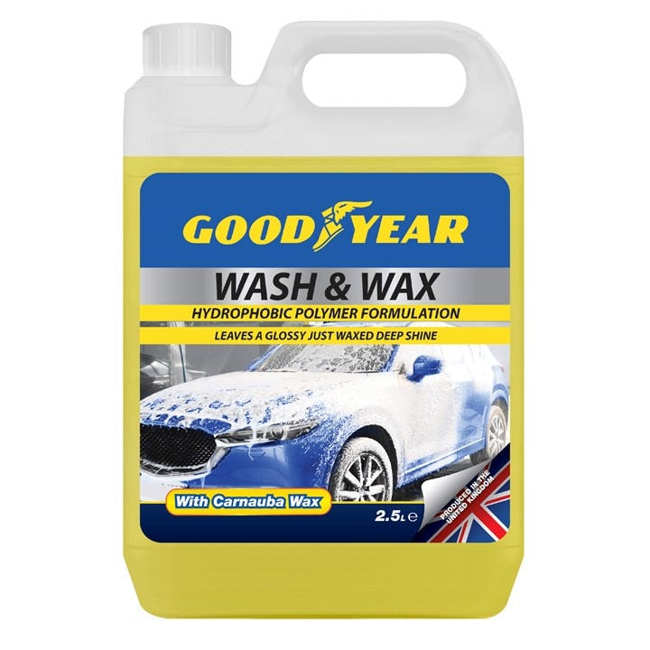 Goodyear  Yellow 2.5 Litre Wash & Wax, Sports Direct