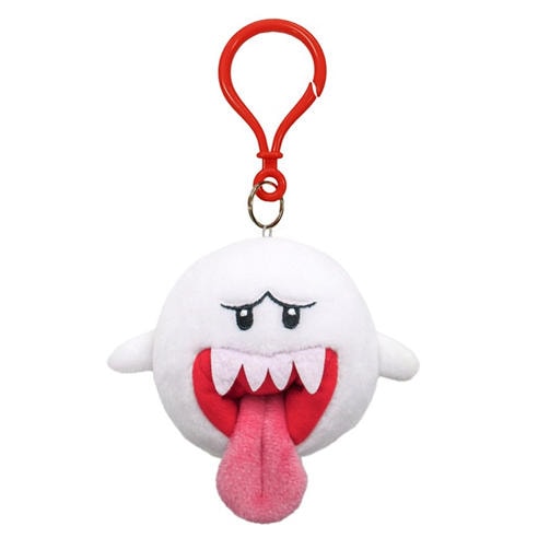 Super Mario - Boo Plush Keychain