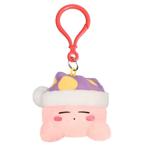 Super Mario - Kirby Sleep Plush Keychain