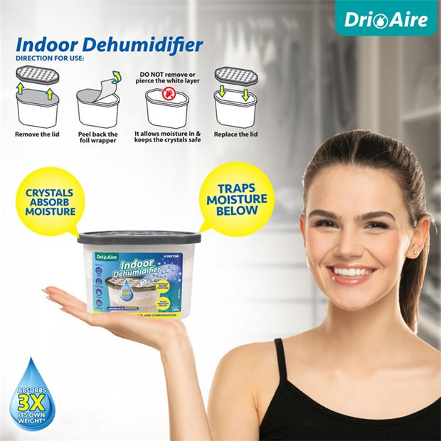 Natural - Dri Aire - Dri Air Indoor Dehumidifier with natural scent - 230g