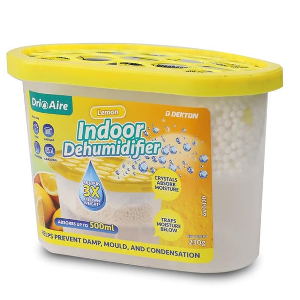 Lemon - Dri Aire - Dri Air Indoor Dehumidifier with natural scent - 230g