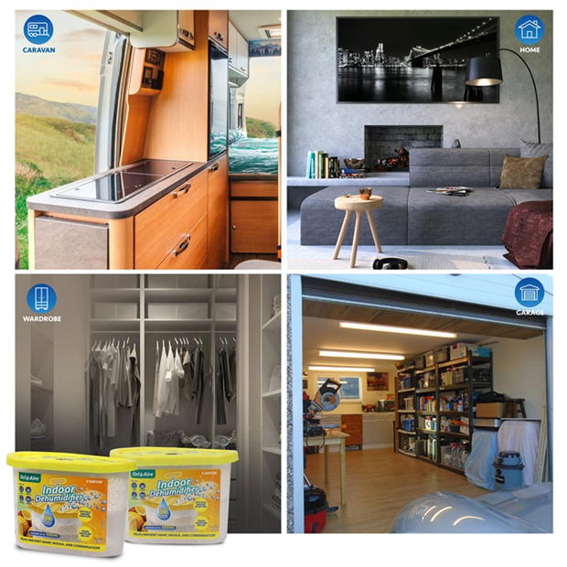 Lemon - Dri Aire - Dri Air Indoor Dehumidifier with natural scent - 230g