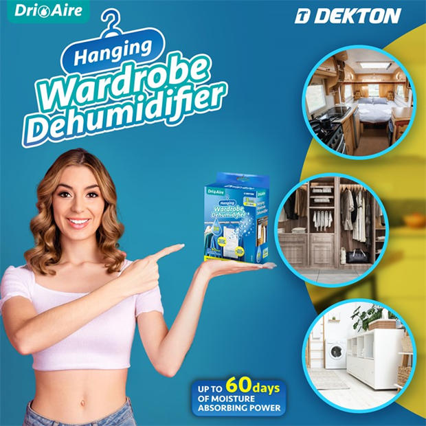 White - Dri Aire - Wardrobe Hanging Dehumidifier - 3 Pack