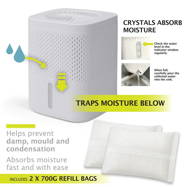 Cream - Dri Aire - Premium Large Moisture Absorber Dehumidifier
