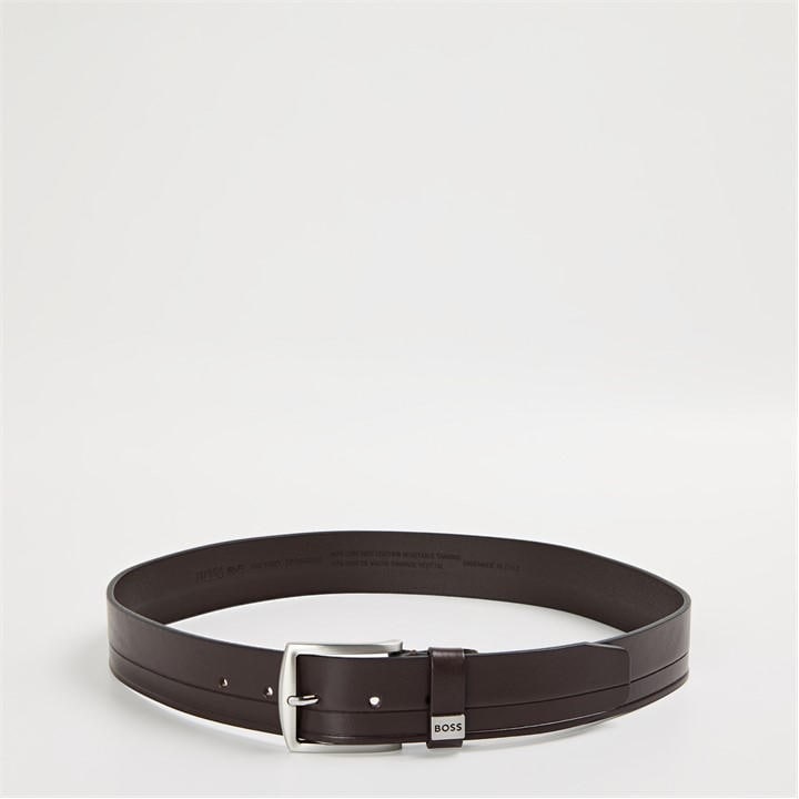 Boss Men's Brown Saltrio Leather Belt in Size XL, Sports Direct