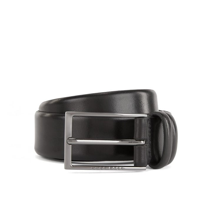 Boss Men's Black Carmello Leather Belt in Size M, Sports Direct