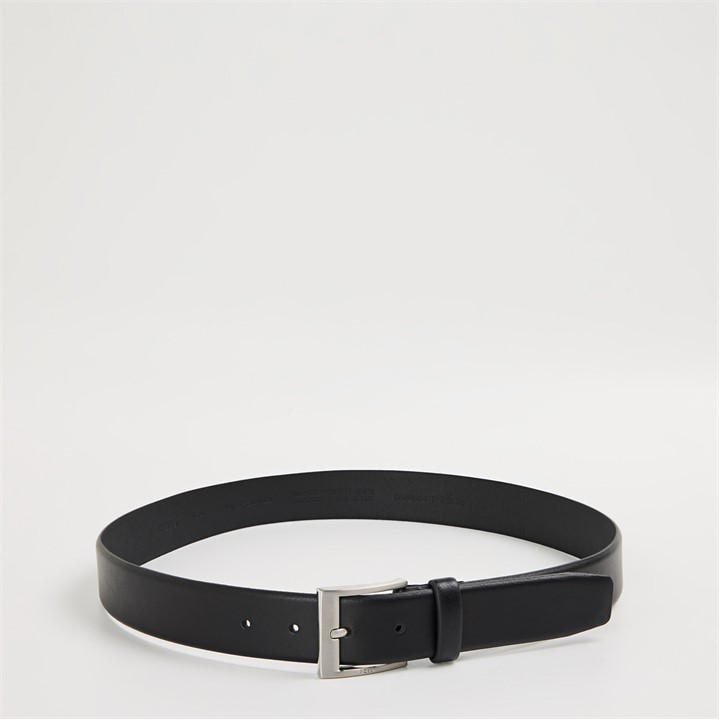 Boss Men's Black Almos Leather Belt in Size XL, Sports Direct