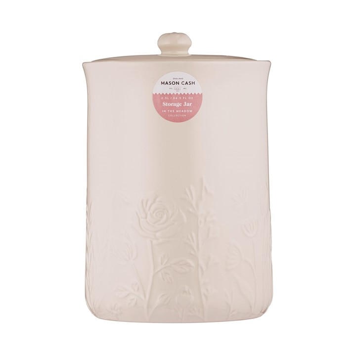 Mason Cash  Cream In The Meadow Storage Jar Large in Size 15x23cm, Sports Direct