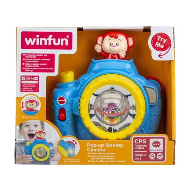 Multi - Winfun - My First Baby Selfie Phone & Pop Up Monkey Camera Twin Pack