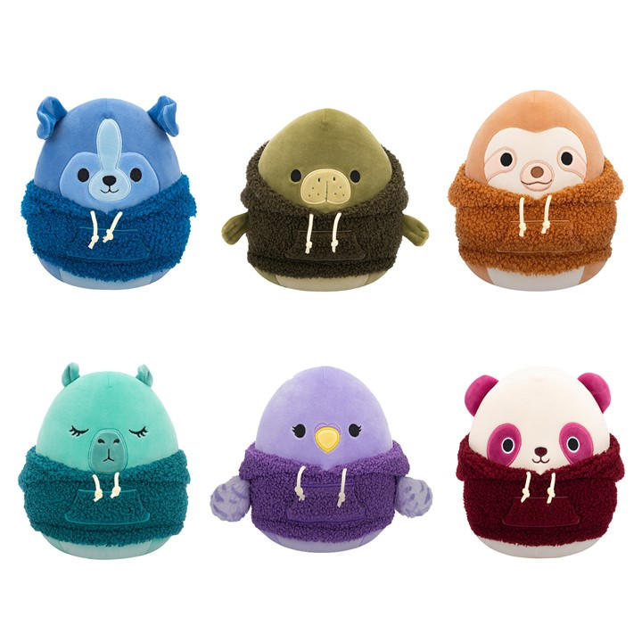 Squishmallows   Original 7.5-Inch Wooly Hoodie Plush Assortment, Sports Direct