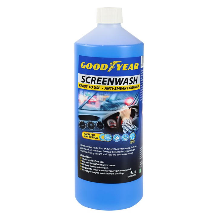 Goodyear  Blue Screenwash 1 Litre And 5 Litre in Size 5 Litres, Sports Direct