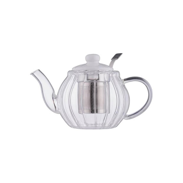 White - Price and Kensington - Luxe Glass Teapot 500ml