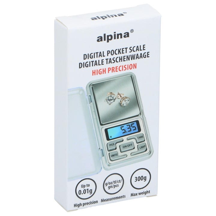 Alpina   High Precision Digital Pocket Scale, Sports Direct